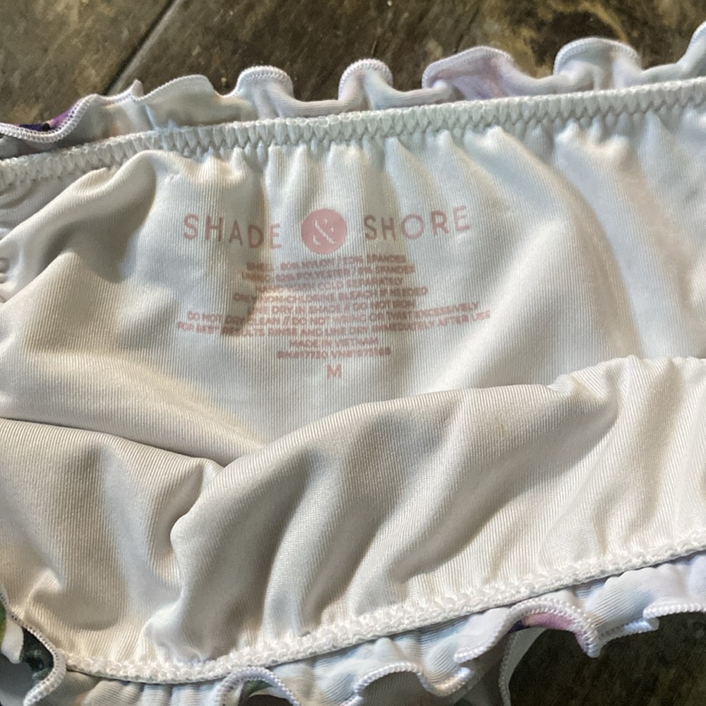Floral Ruffle Bikini Bottom - Picture 2 of 3